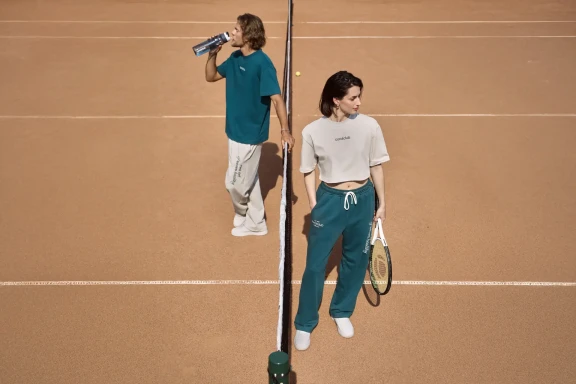 Брюки прямые унисекс, бежевые